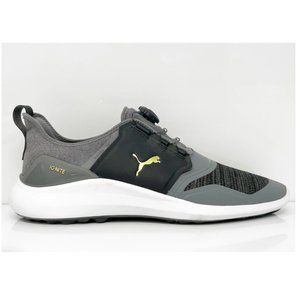 Puma Mens Ignite NXT Disc Gray Crafted Golf Shoes, Casual Shoes, Sneakers